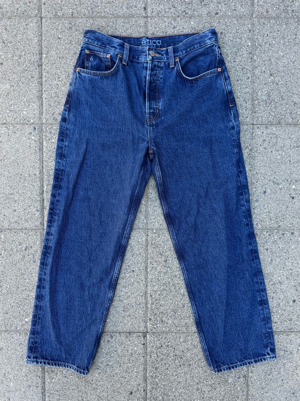 Ética Tyler Vintage Straight High Rise Jeans • Sz 27